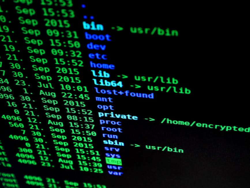 Close-up of colorful text on a computer screen, showcasing cybersecurity concepts.